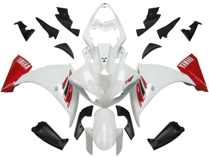 2009-2011 Fairings Yamaha YZF-R1 White Red R1  Generic