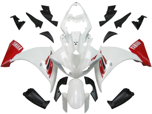 2009-2011 Fairings Yamaha YZF-R1 White Red R1  Generic