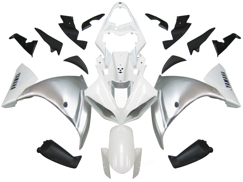 2009-20121 Fairings Yamaha YZF-R1 White Silver R1  Generic