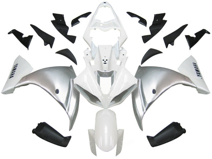 2009-20121 Fairings Yamaha YZF-R1 White Silver R1  Generic