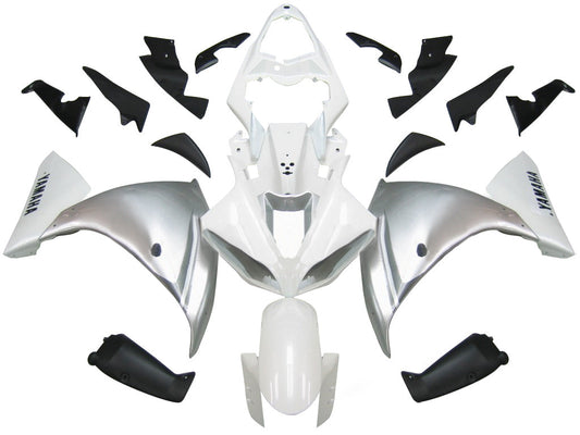 2009-20121 Fairings Yamaha YZF-R1 White Silver R1  Generic