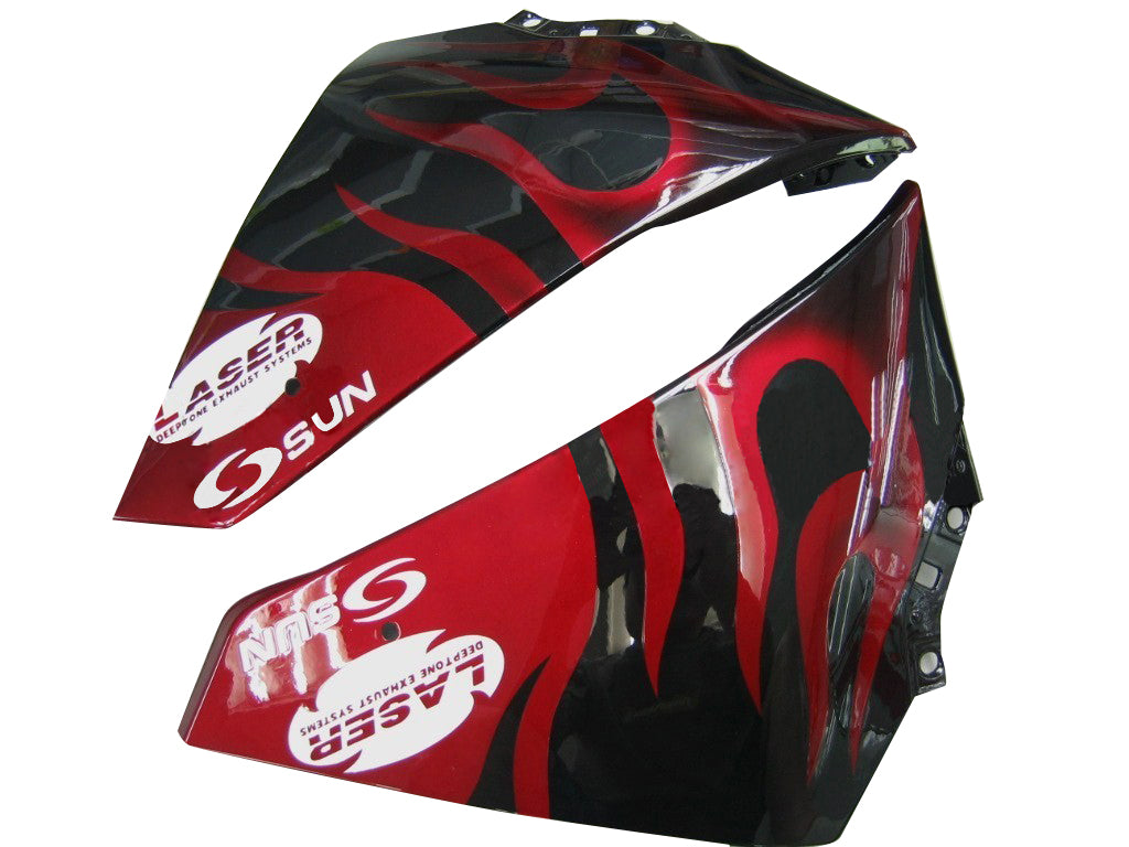 2009-2011 Fairings Yamaha YZF-R1 Black & Red Flame  Generic