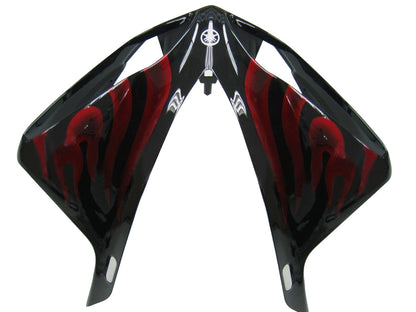 2009-2011 Fairings Yamaha YZF-R1 Black & Red Flame  Generic