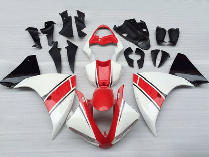 2009-2011 Fairings Yamaha YZF-R1 White Red Black  Generic