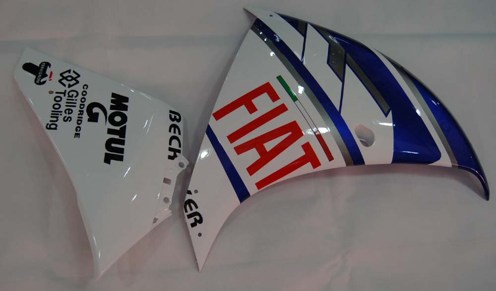 2009-2011 Fairings Yamaha YZF-R1 Whit Blue FIAT R1  Generic