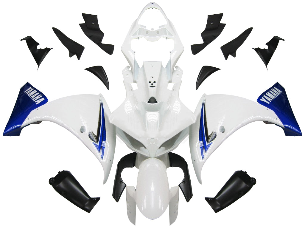 2009-2011 Fairings Yamaha YZF-R1 White Blue Black R1  Generic