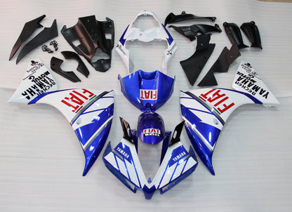 2012-2014 Fairings Plastics Yamaha YZF R1 Blue White FIAT  Generic