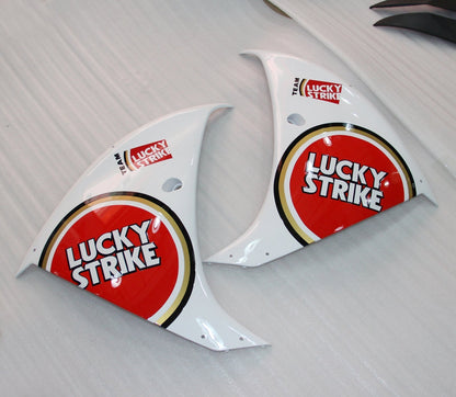 2012-2014 Fairings Plastics Yamaha YZF R1 Red White Lucky Strike  Generic