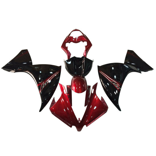 2012-2014 Fairings Plastics Yamaha YZF R1 Red Black R1  Generic
