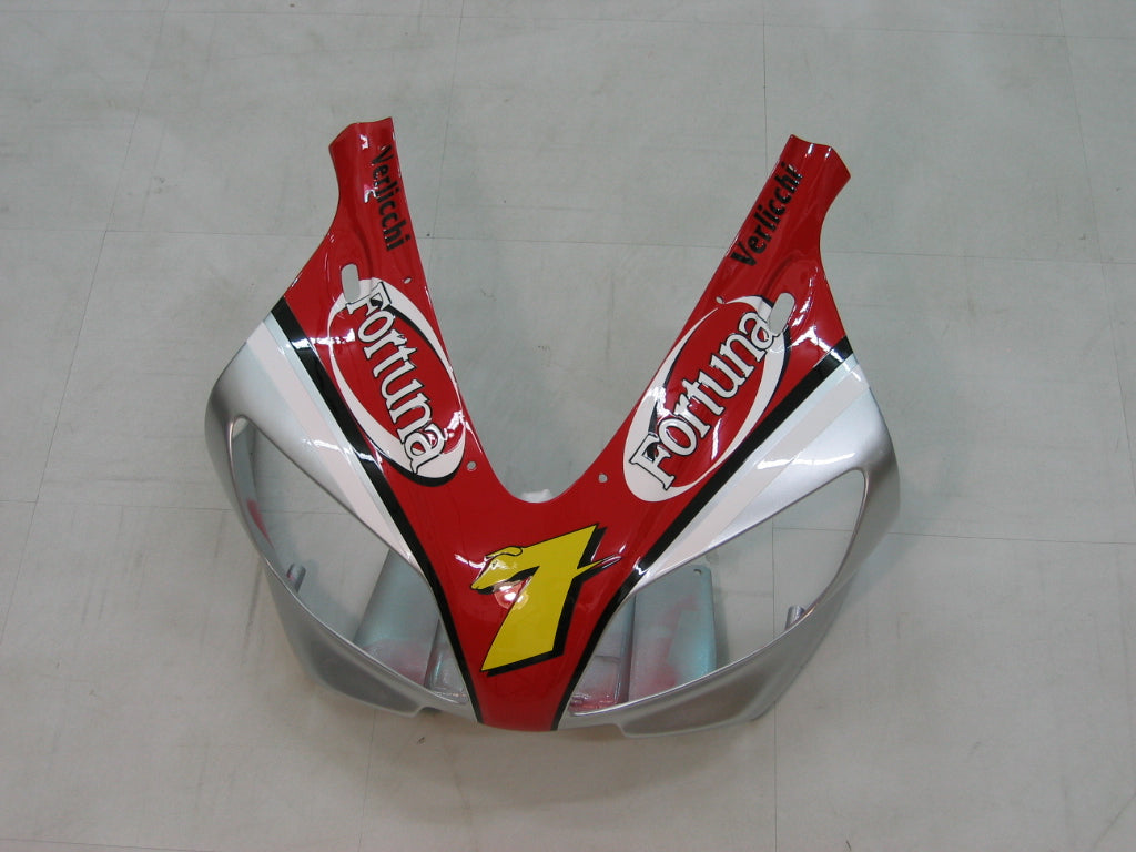 1998-1999 Fairings Yamaha YZF-R1 Red Silver No.7 Fortuna  Generic