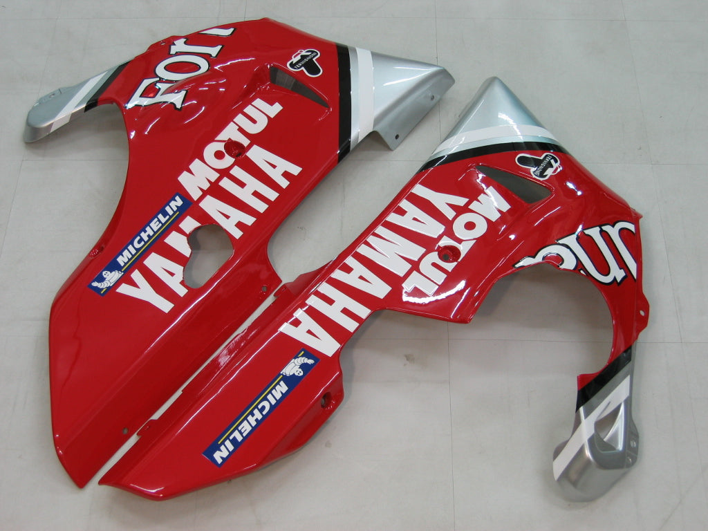1998-1999 Fairings Yamaha YZF-R1 Red Silver No.7 Fortuna  Generic