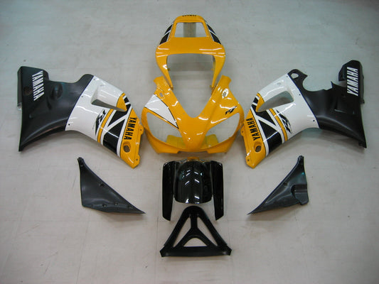 1998-1999 Fairings Yamaha YZF-R1 Yellow White Black R1  Generic
