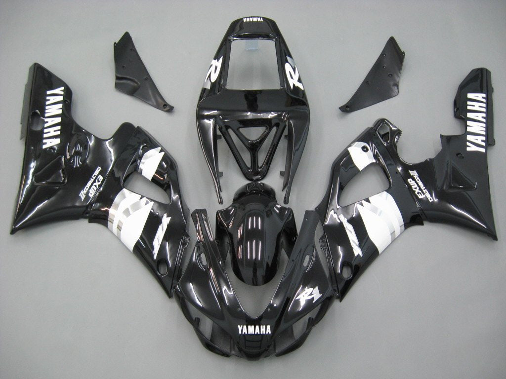 1998-1999 Fairings Yamaha YZF-R1 Black White  R1  Generic
