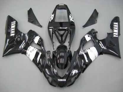 1998-1999 Fairings Yamaha YZF-R1 Black White  R1  Generic