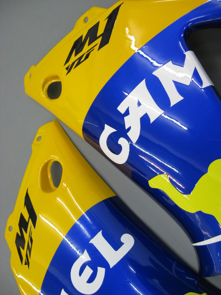 1998-1999 Fairings Yamaha YZF-R1 Yellow Blue No.46 Camel  Generic