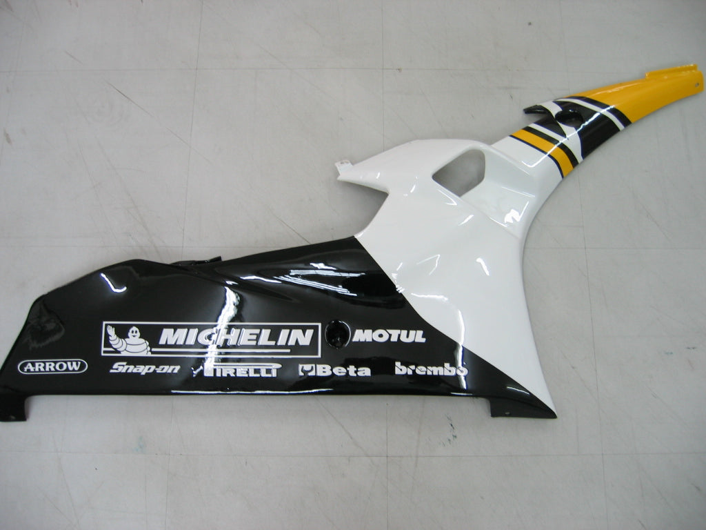 2006-2007 Fairings Yamaha YZF-R6 Yellow White Black Motul R6  Generic