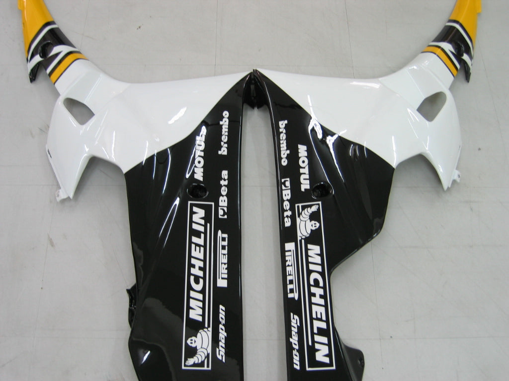 2006-2007 Fairings Yamaha YZF-R6 Yellow White Black Motul R6  Generic