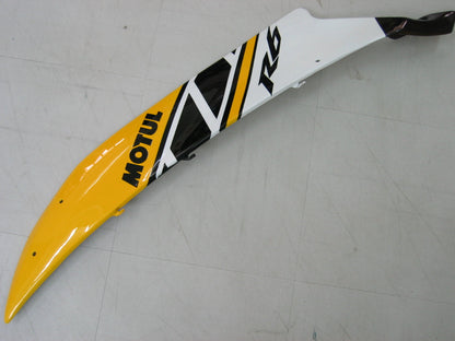 2006-2007 Fairings Yamaha YZF-R6 Yellow White Black Motul R6  Generic