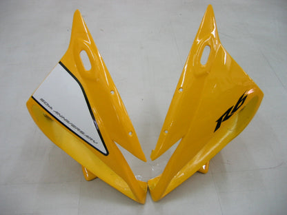 2006-2007 Fairings Yamaha YZF-R6 Yellow White Black Motul R6  Generic
