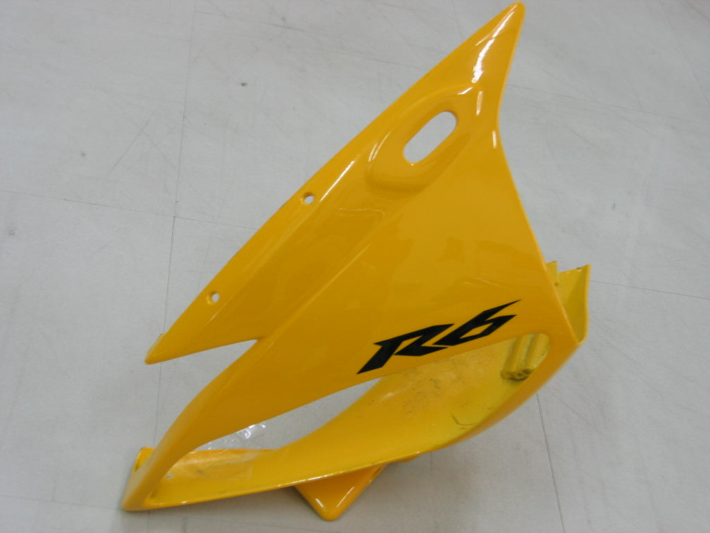 2006-2007 Fairings Yamaha YZF-R6 Yellow White Black Motul R6  Generic