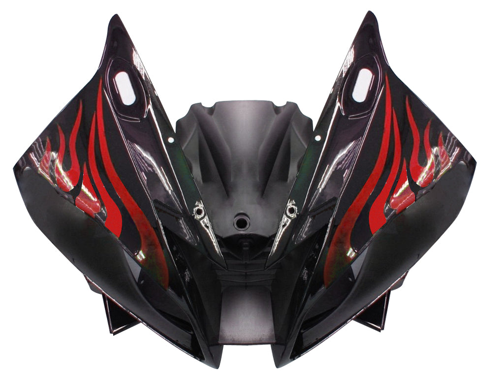2006-2007 Fairings Yamaha YZF-R6 Black & Red Flame R6  Generic