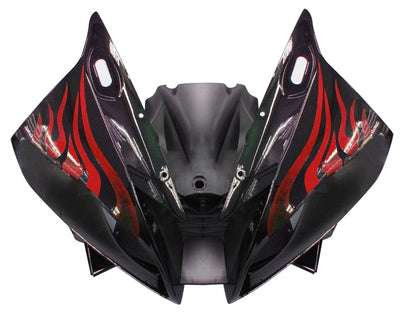 2006-2007 Fairings Yamaha YZF-R6 Black & Red Flame R6  Generic