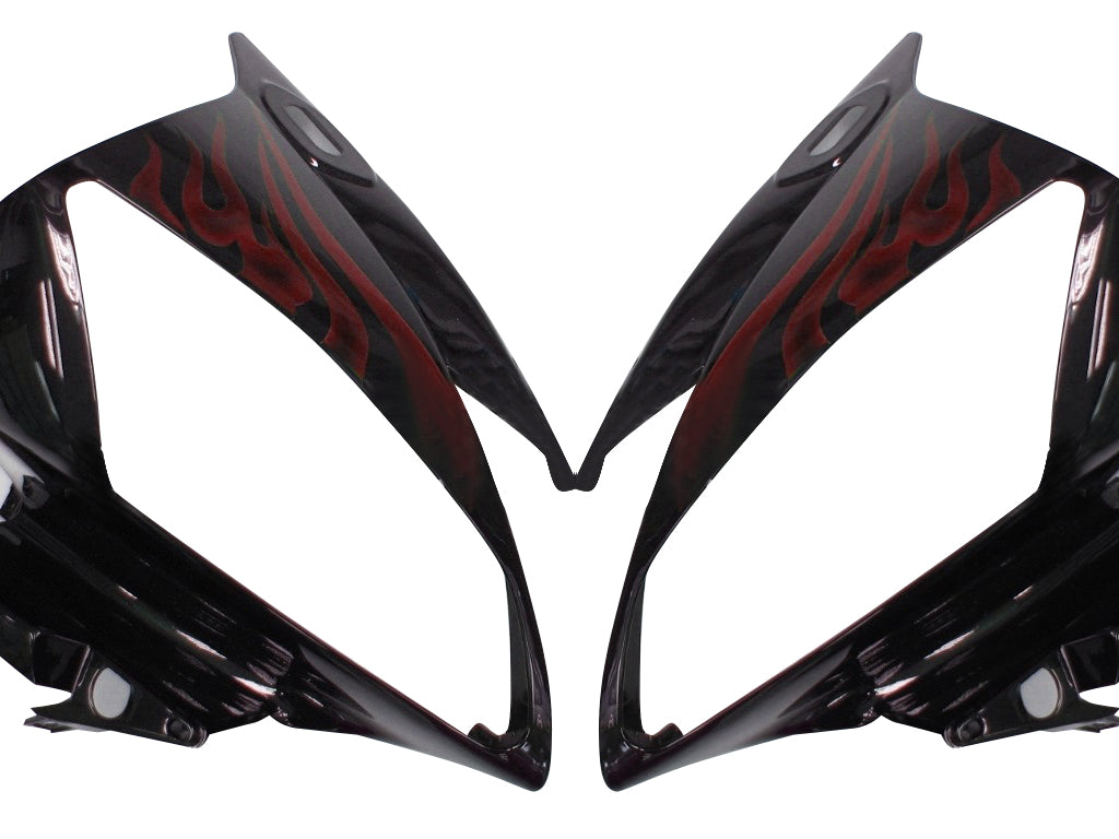 2006-2007 Fairings Yamaha YZF-R6 Black & Red Flame R6  Generic
