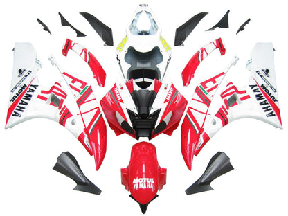 2006-2007 Fairings Yamaha YZF-R6 White Red No.46 FIAT R6  Generic