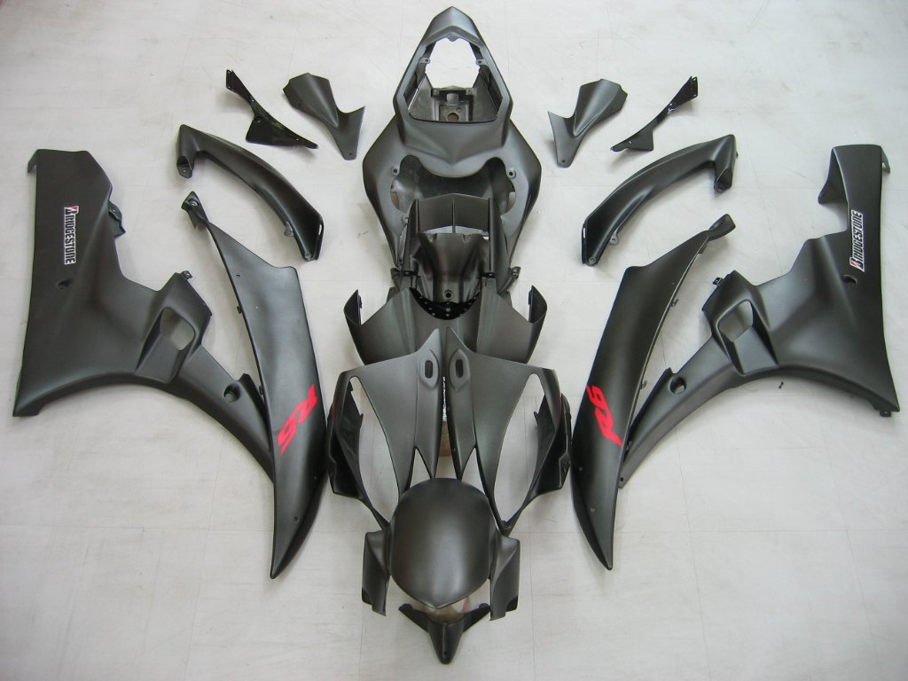 2006-2007 For YZF 600 R6 Bodywork Fairing ABS Injection Molded Plastics Set 23 Color Generic