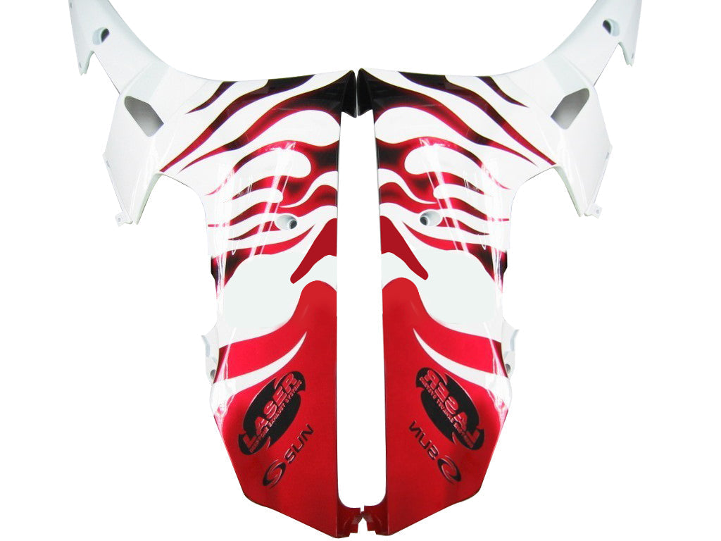 2006-2007 Fairings Yamaha YZF-R6 White & Red Flame R6  Generic