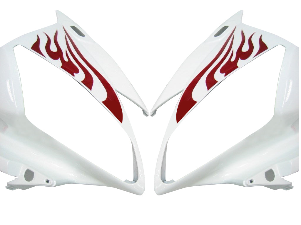2006-2007 Fairings Yamaha YZF-R6 White & Red Flame R6  Generic