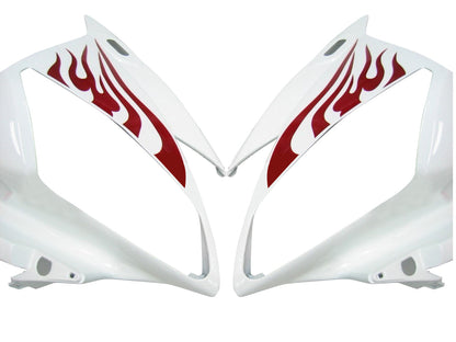 2006-2007 Fairings Yamaha YZF-R6 White & Red Flame R6  Generic