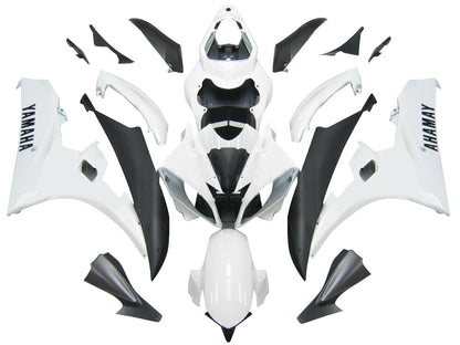 2006-2007 Fairings Yamaha YZF-R6 White Black R6 Generic
