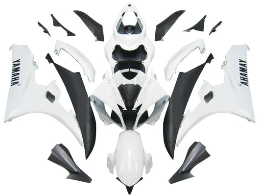2006-2007 Fairings Yamaha YZF-R6 White Black R6 Generic