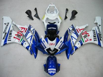 2006-2007 Fairings Yamaha YZF-R6 White Blue No.46 FIAT R6  Generic
