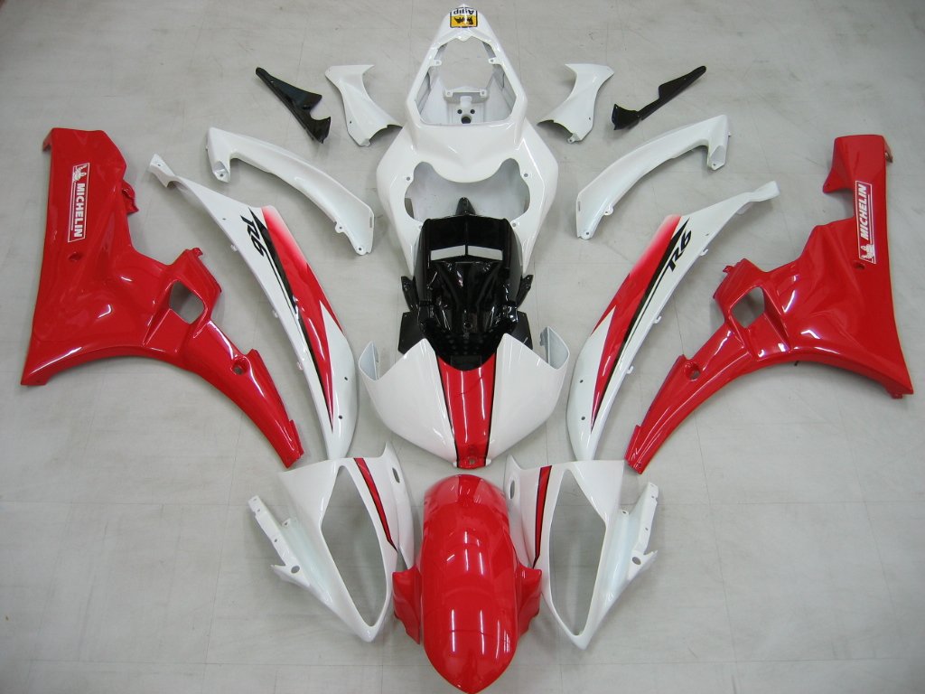 2006-2007 For YZF 600 R6 Bodywork Fairing ABS Injection Molded Plastics Set 23 Color Generic