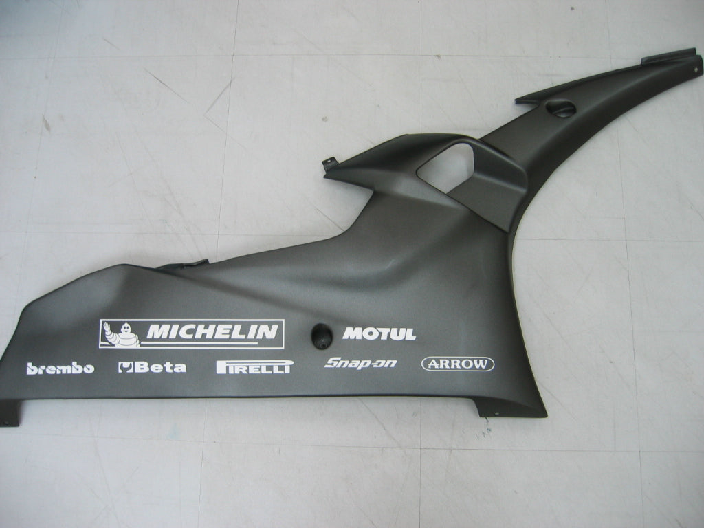 2006-2007 Fairings Yamaha YZF-R6 Black White R6  Generic