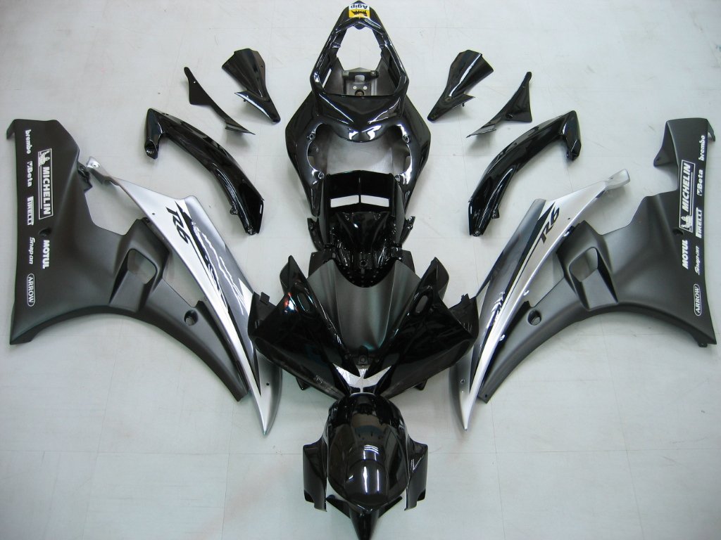 2006-2007 For YZF 600 R6 Bodywork Fairing ABS Injection Molded Plastics Set 23 Color Generic