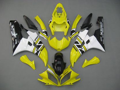 2006-2007 Fairings Yamaha YZF-R6 Yellow White Black R6  Generic