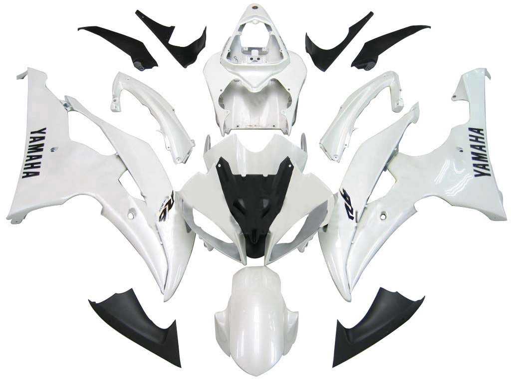 2008-2016 Fairings Yamaha YZF-R6 White R6  Generic