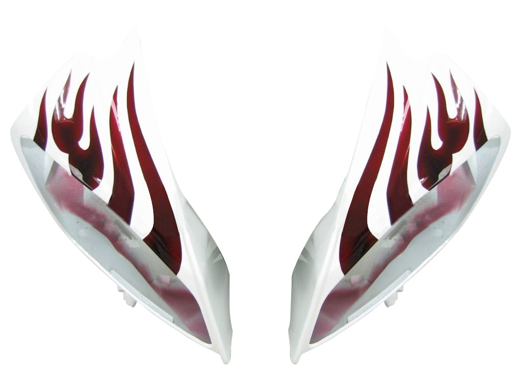 2008-2016 Fairings Yamaha YZF-R6 White & Red Flame R6  Generic