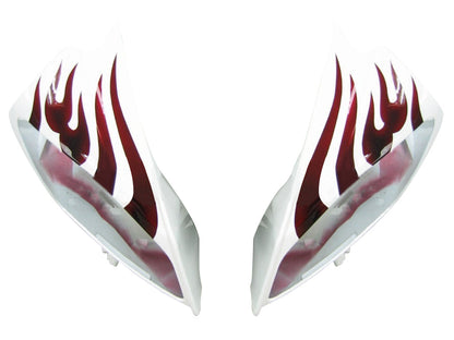 2008-2016 Fairings Yamaha YZF-R6 White & Red Flame R6  Generic