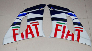 1998-2002 Fairings Yamaha YZF-R6 White & Blue No.46 FIAT R6  Generic