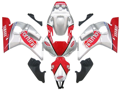 1998-2002 Fairings Yamaha YZF-R6 Silver Red Fortuna R6  Generic