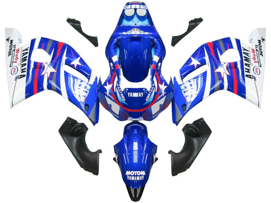 1998-2002 Fairings Yamaha YZF-R6 Blue White Star FIAT R6  Generic
