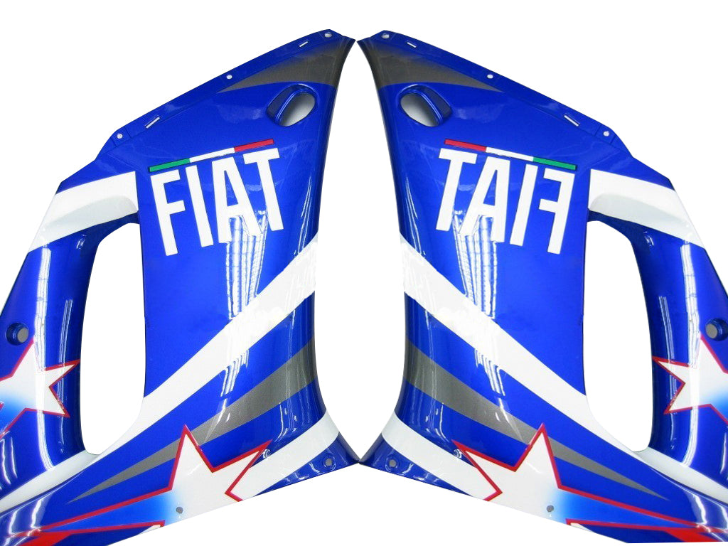 1998-2002 Fairings Yamaha YZF-R6 Blue White Star FIAT R6  Generic