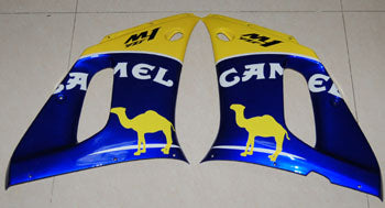 1998-2002 Fairings Yamaha YZF-R6 Yellow Blue Camel R6  Generic