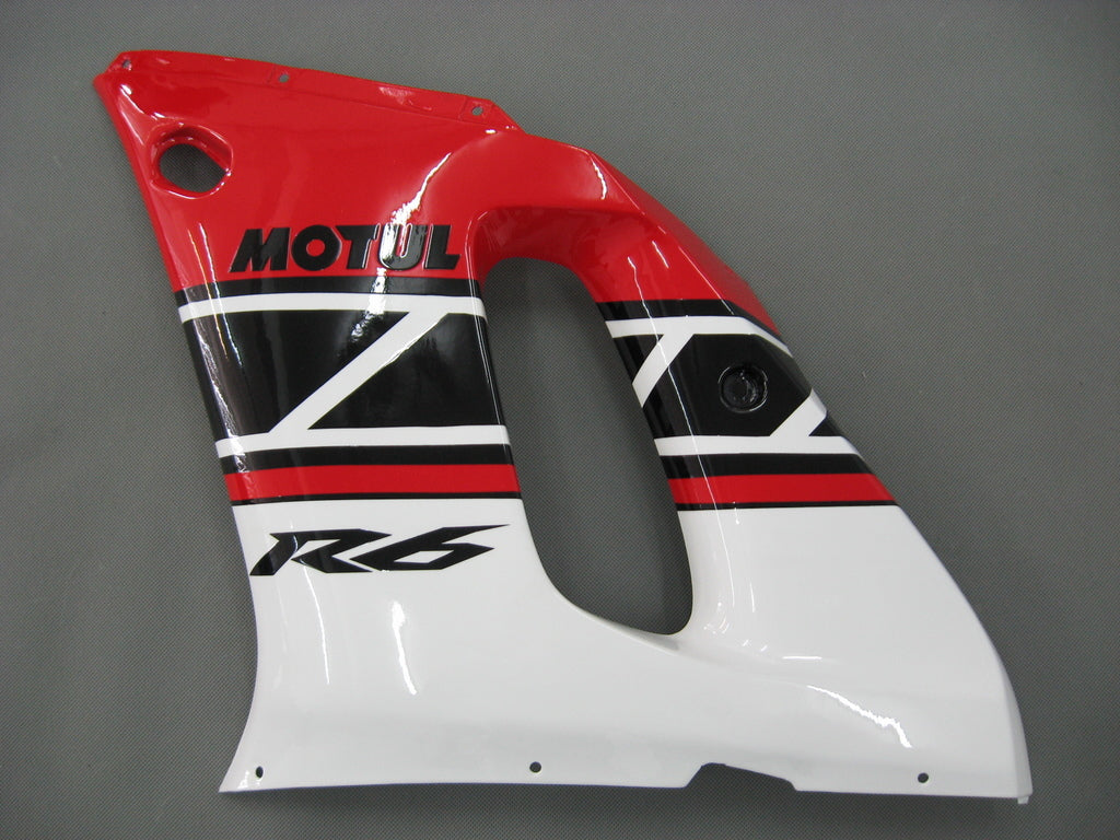 1998-2002 Fairings Yamaha YZF-R6 Red White Black R6  Generic