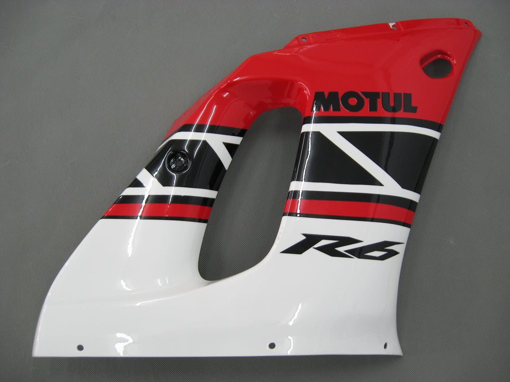 1998-2002 Fairings Yamaha YZF-R6 Red White Black R6  Generic