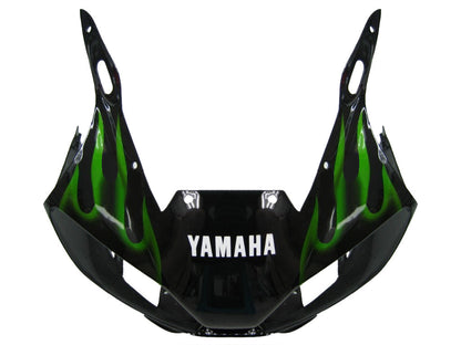 1998-2002 Fairings Yamaha YZF-R6 Black & Green Flame R6  Generic
